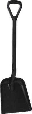 Vikan 56253 Shovel, Metal Detectable, D Grip, 327 x 271 x 50 mm, 1040 mm Black