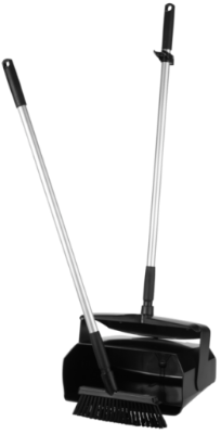 Vikan - 5665 - Dustpan Set, Closable with Broom, 350mm, Medium