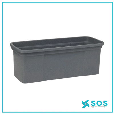 Vikan - 581412 - Mop box, without Lid, Handle and Sieve , 40 cm Grey