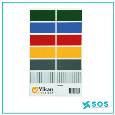 Vikan - 583510 - Colour Coding Stickers, 240mm