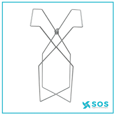 Vikan - 583810 - Multi Purpose Bag Holder, Compact Trolley