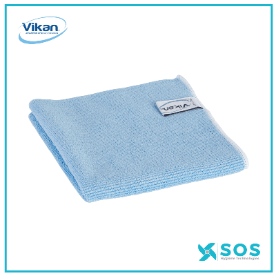 691013 Vikan Original Microfibre cloth, 32 x 32 cm, Blue