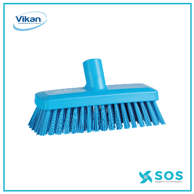 Vikan - 7042 - Compact Wall/Deck Scrub, 225mm, Hard