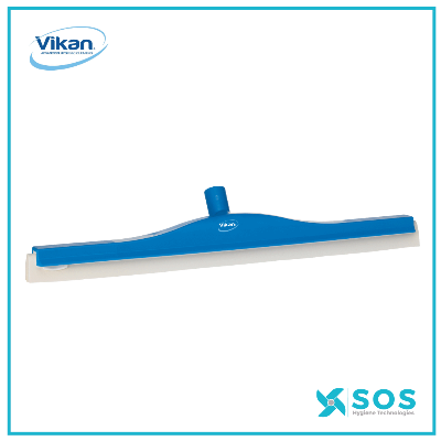 Vikan 77643 Revolving Neck Floor squeegee w/Replacement Cassette, 600mm