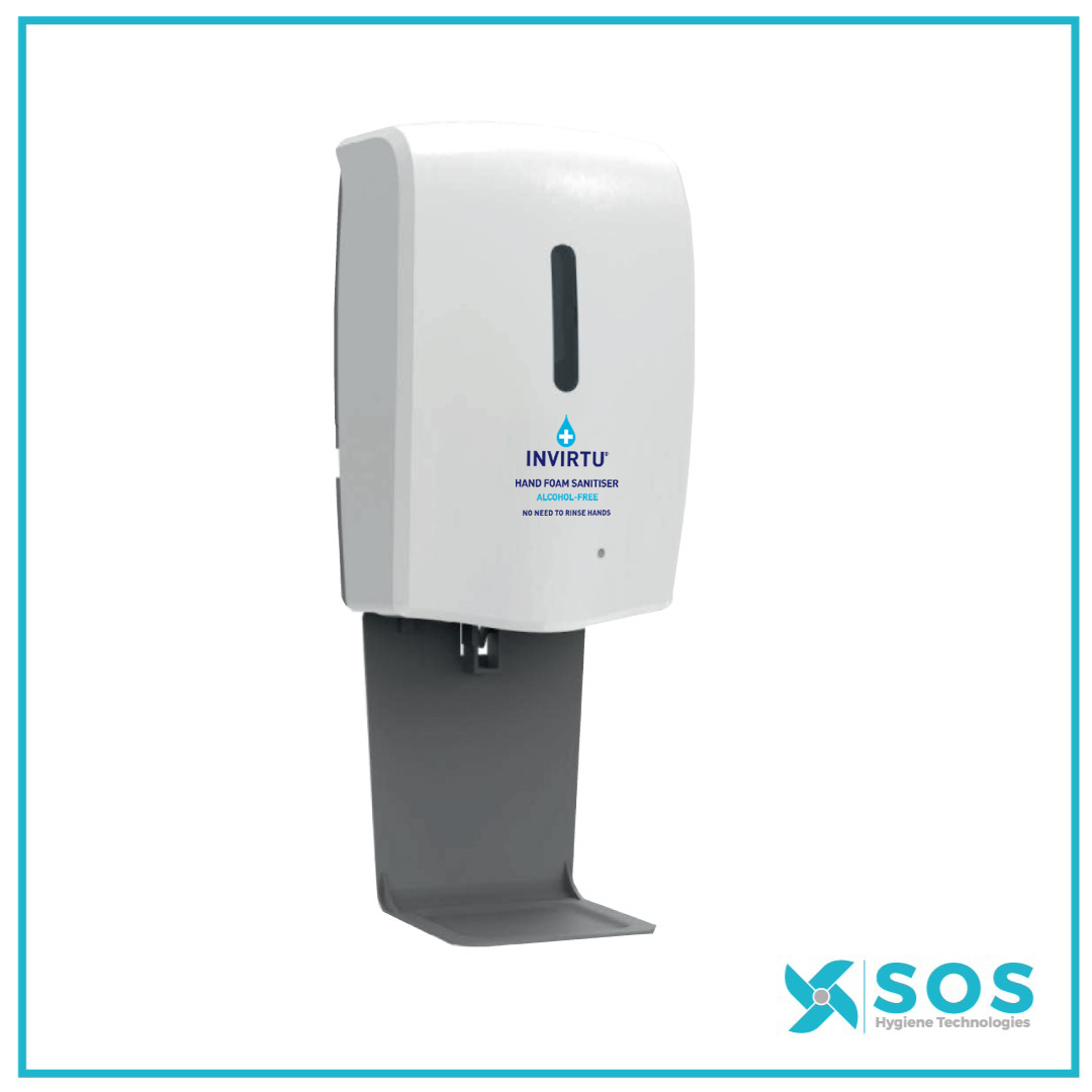 INVIRTU Automatic Hand Foam Sanitiser Dispenser 1L Refill