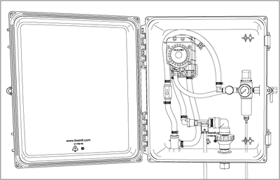 DEMA - FI-WC-SS-E -  WALL MOUNTED CONCENTRATE FOAMER