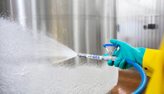 DEMA FOAMING UNIT ACTION SHOT 5