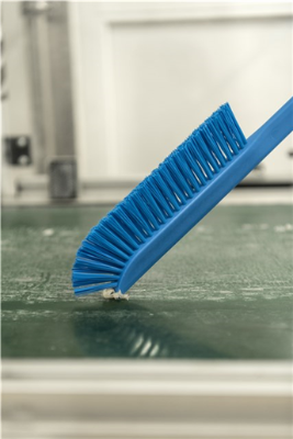 Long bristle cleaning outlet brush