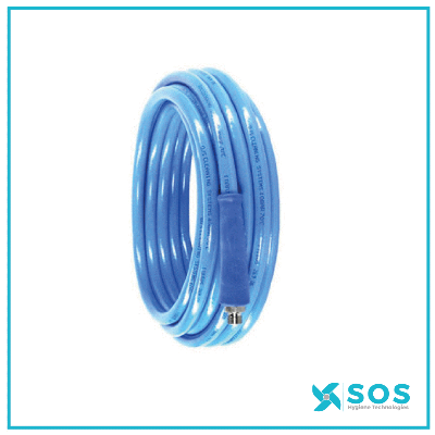 Blue Foodclean 40 Hose M-M StSt & Cuffs