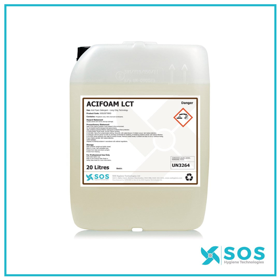 ACIFOAM LCT Acid Detergent 20L for food and beverage