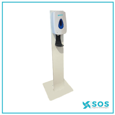 FS003 - SOS White Automatic Hand Dispenser Stand.