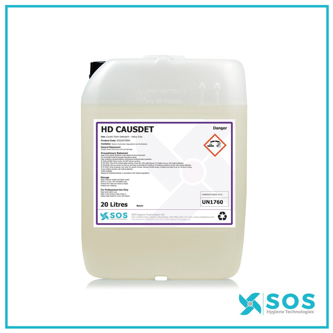 HD CAUSDET Caustic Detergent 20L for food and beverage