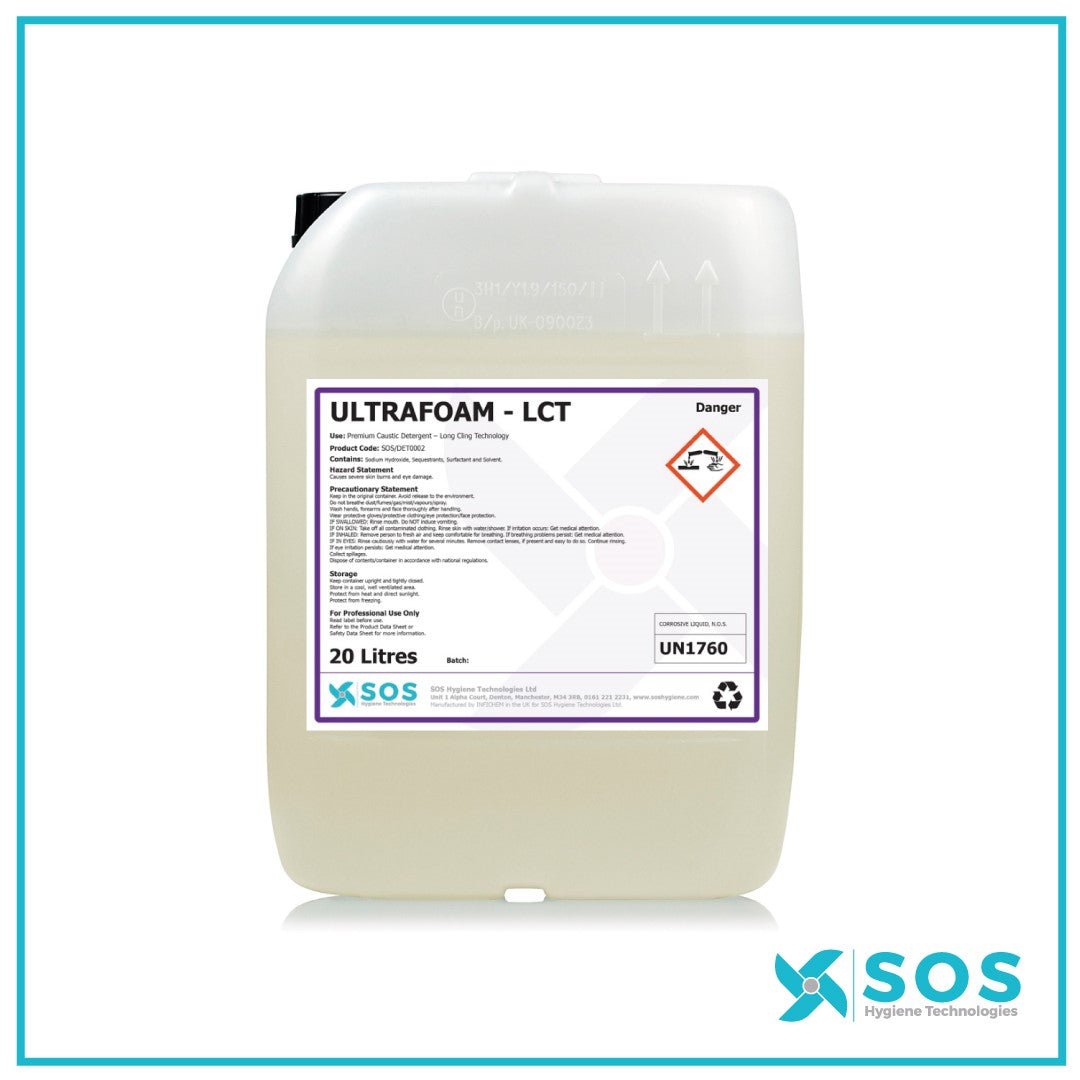 ULTRAFOAM LCT Caustic Detergent 20L for food and beverage