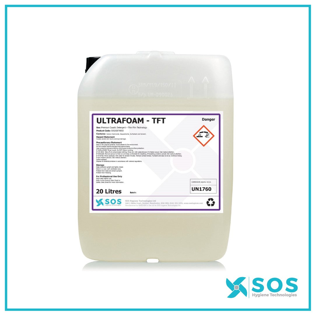 ULTRAFOAM TFT Caustic Detergent 20L for food and beverage