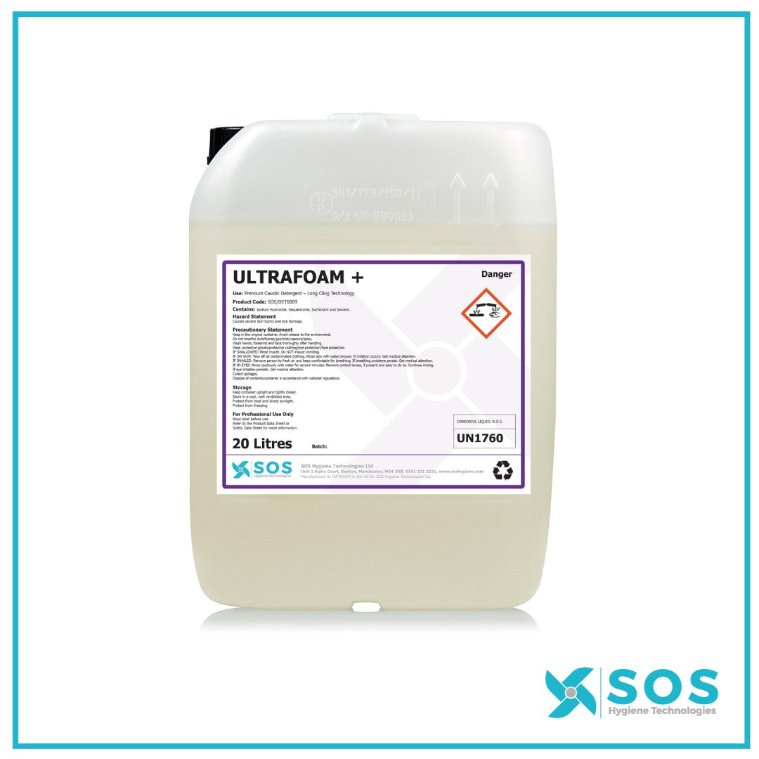 ULTRAFOAM + CAUSTIC Detergent 20l for food and beverage