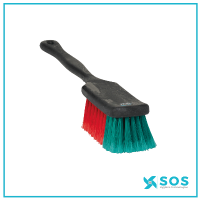 Vikan 522752 Vehicle Brush 275mm with Short Handle, Soft/split